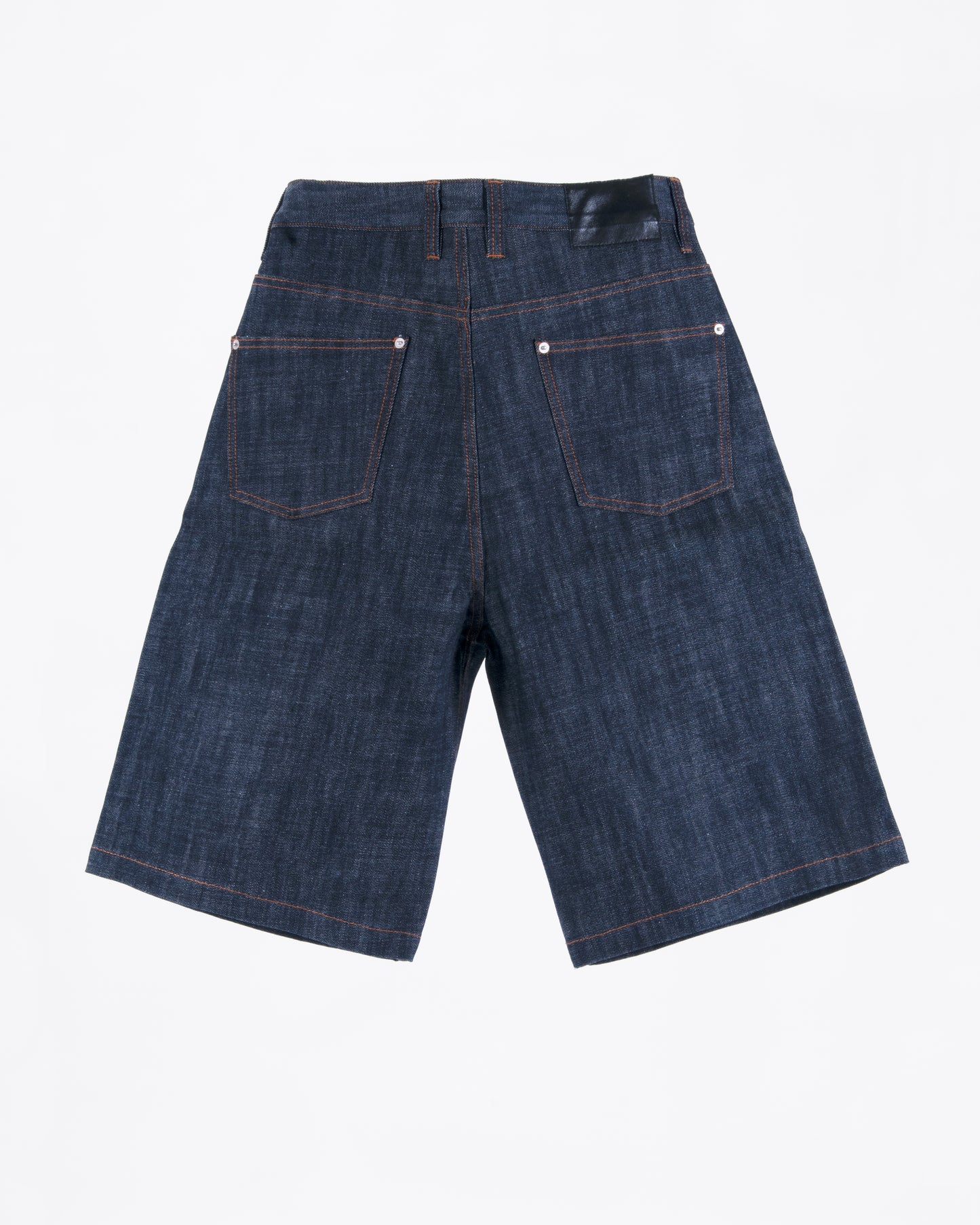 INDIGO SELVEDGE RAW DENIM JORTS