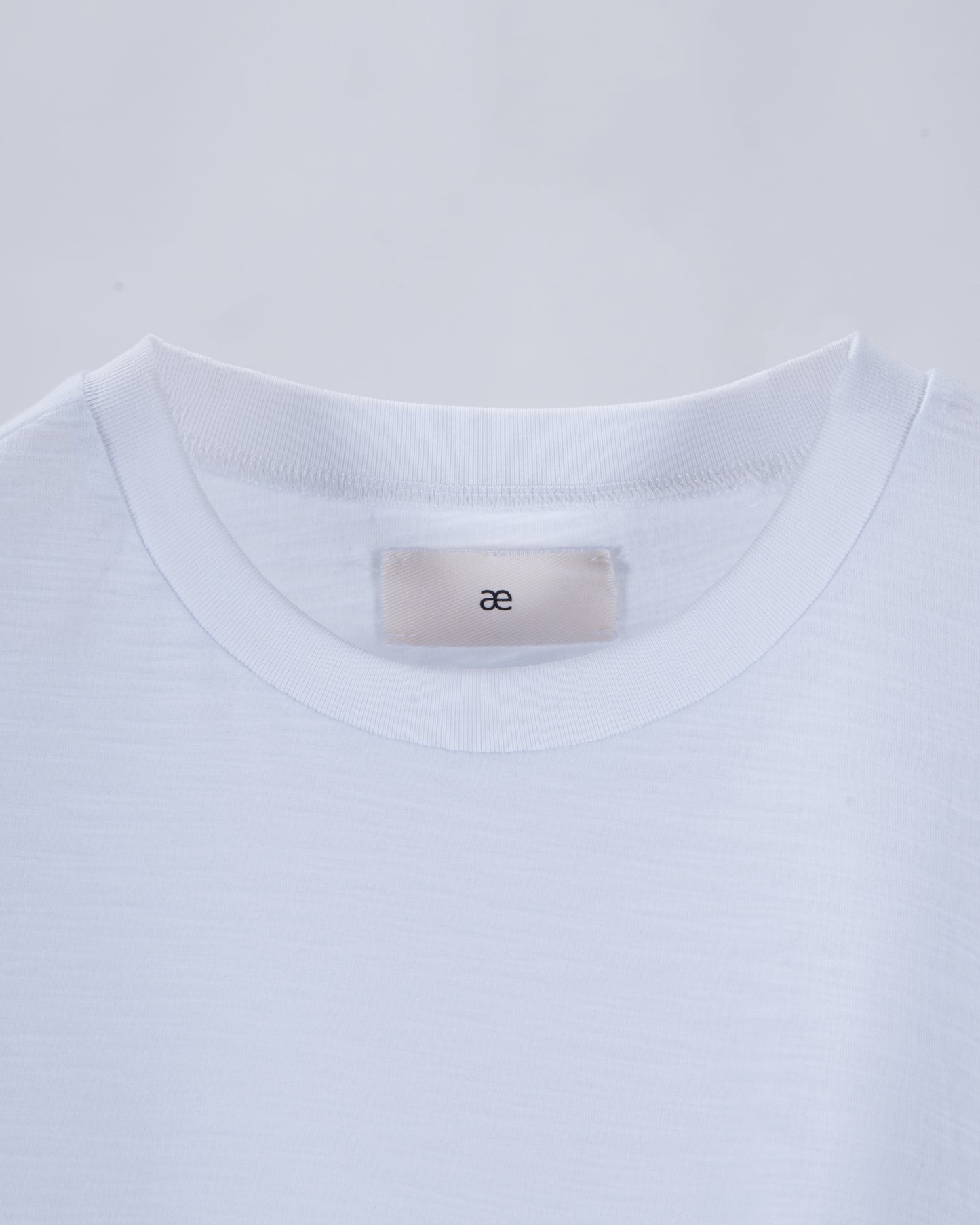 Everyday White Slub Cotton Single Stitch Tee