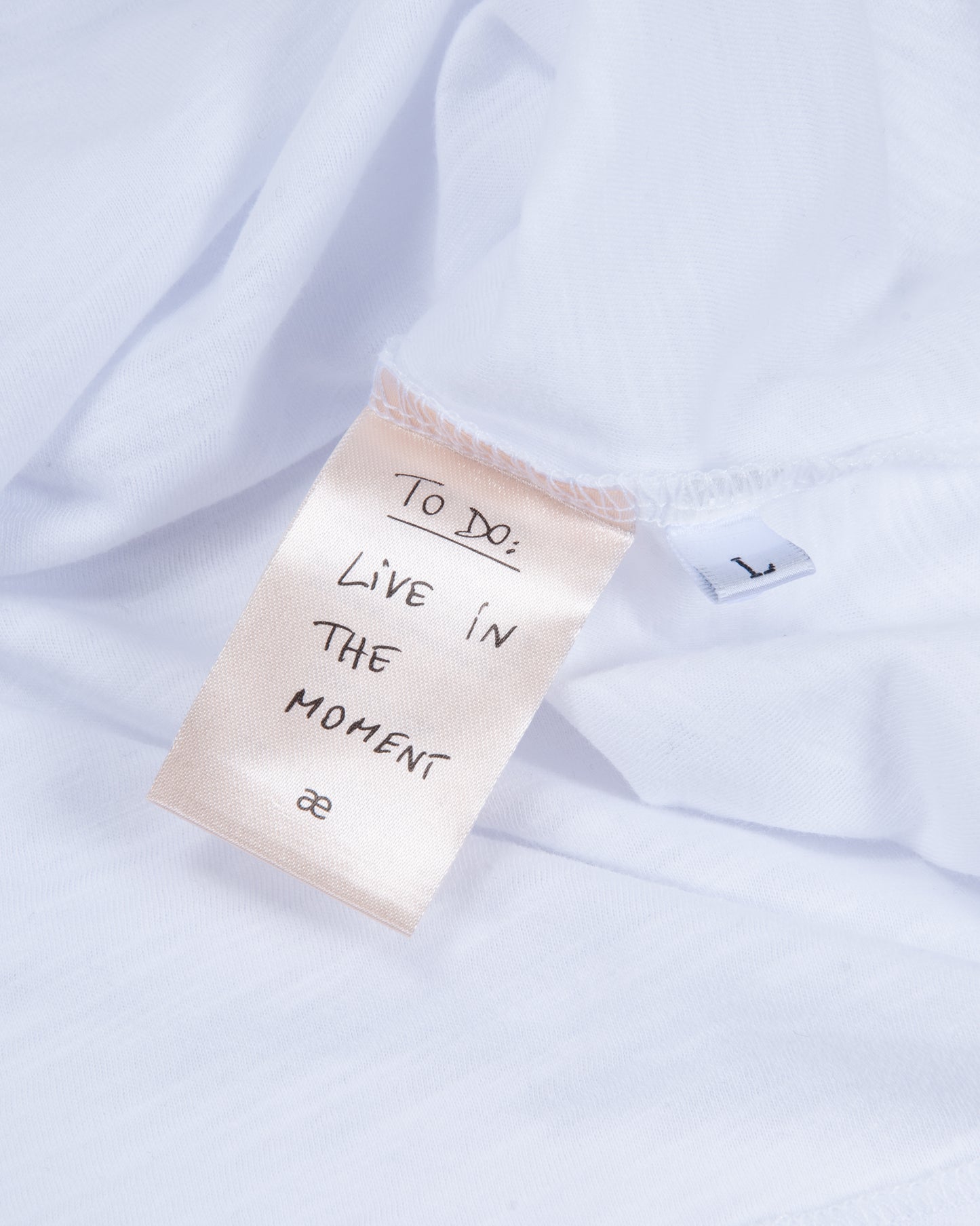 Everyday White Slub Cotton Single Stitch Tee
