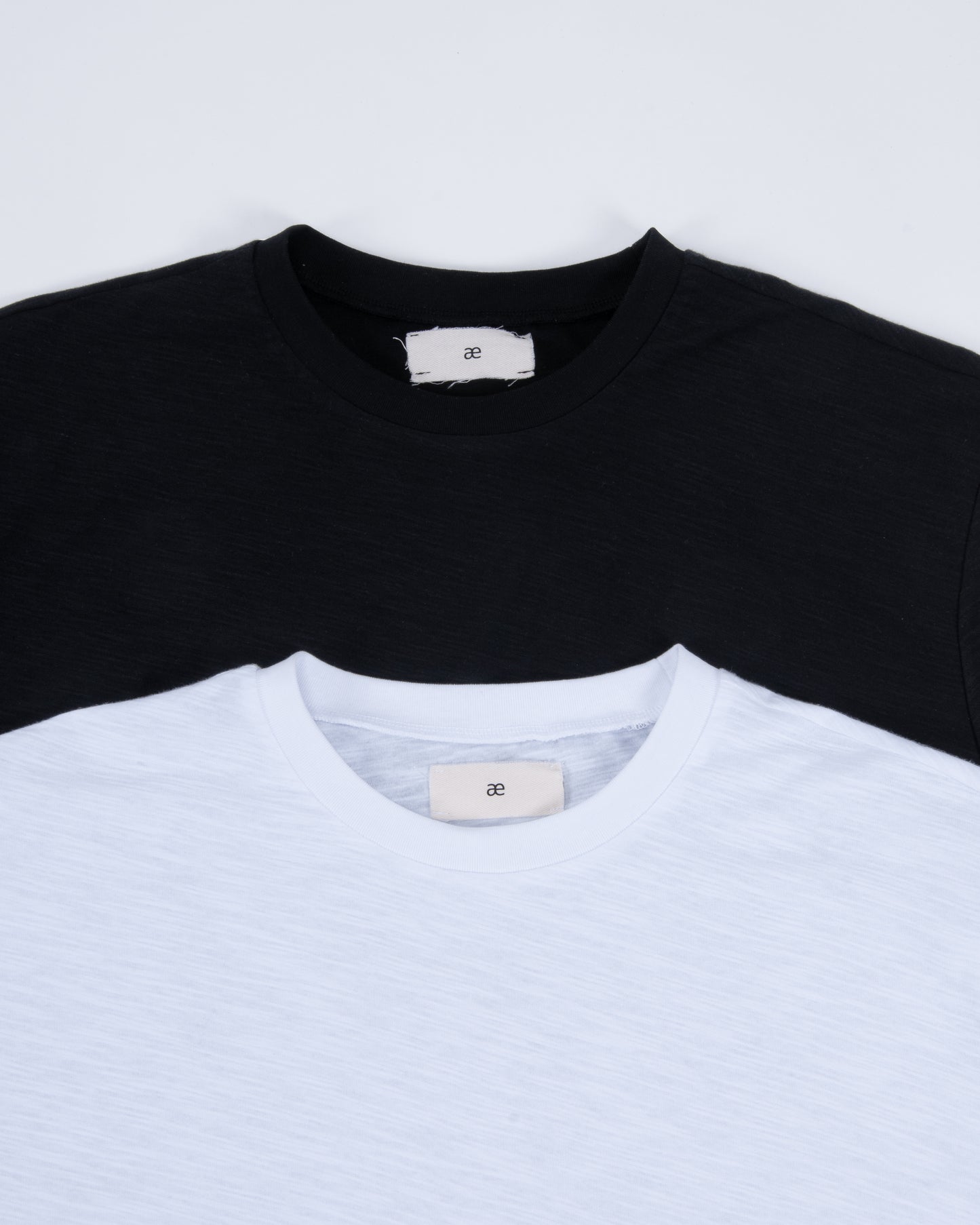 Everyday White Slub Cotton Single Stitch Tee